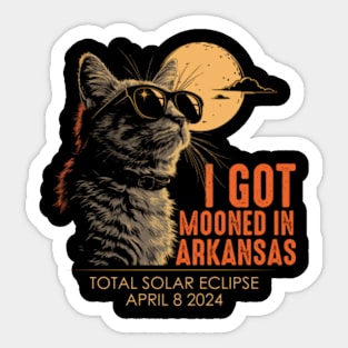 I Got Mooned In Arkansas Sticker